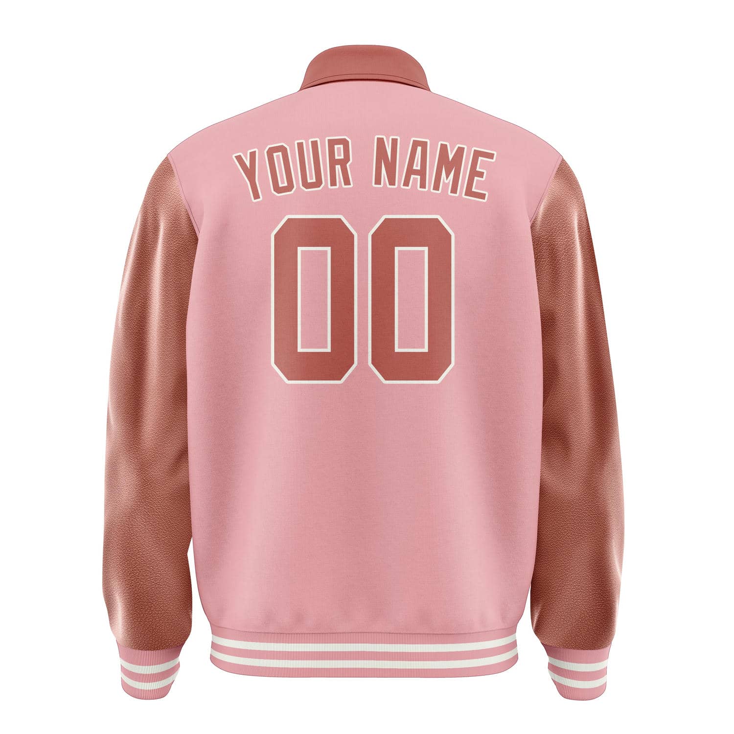 Maßgeschneidertes Rosa Kupferrose Jacke