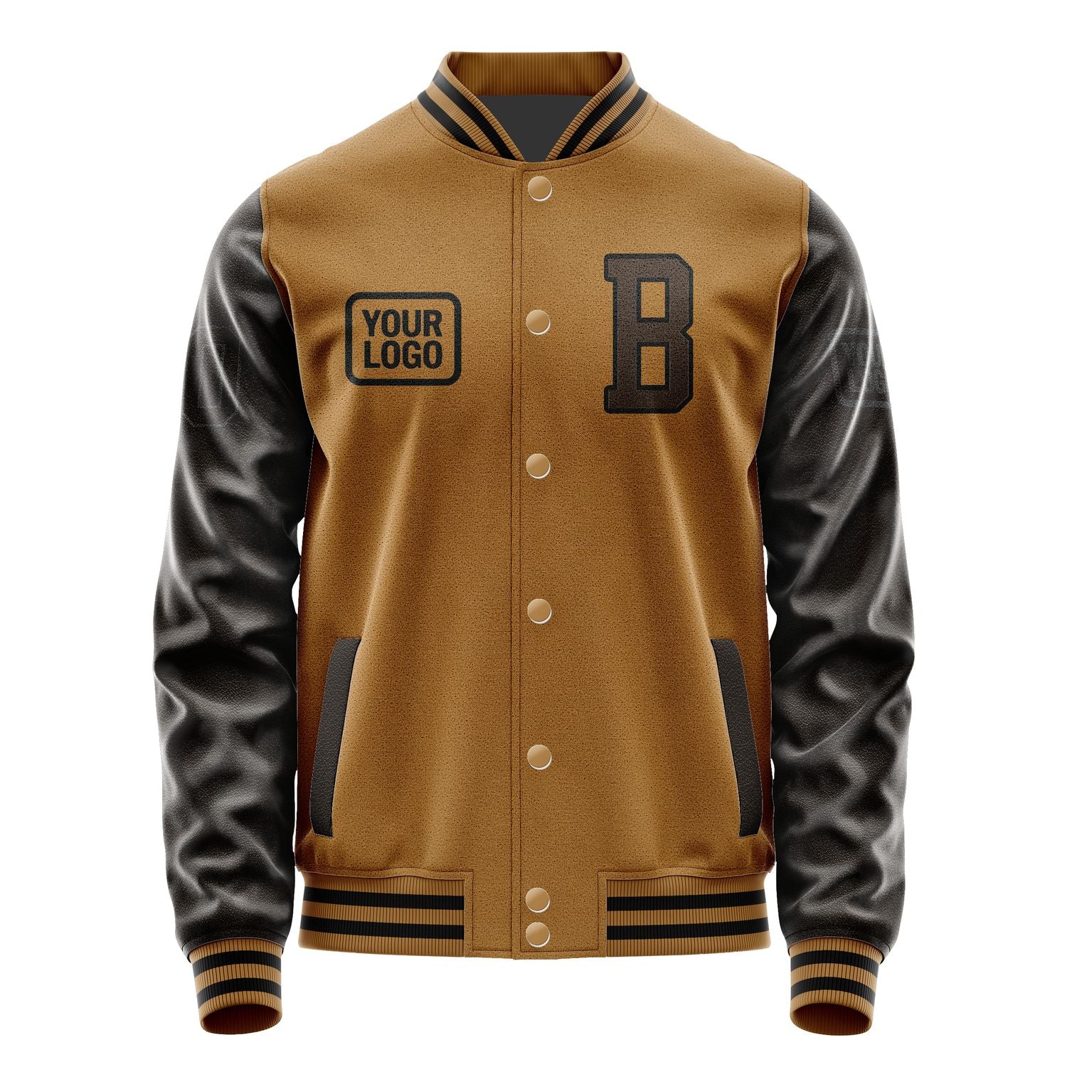 Maßgeschneidertes Khaki Braun Jacke JA222201221717010117