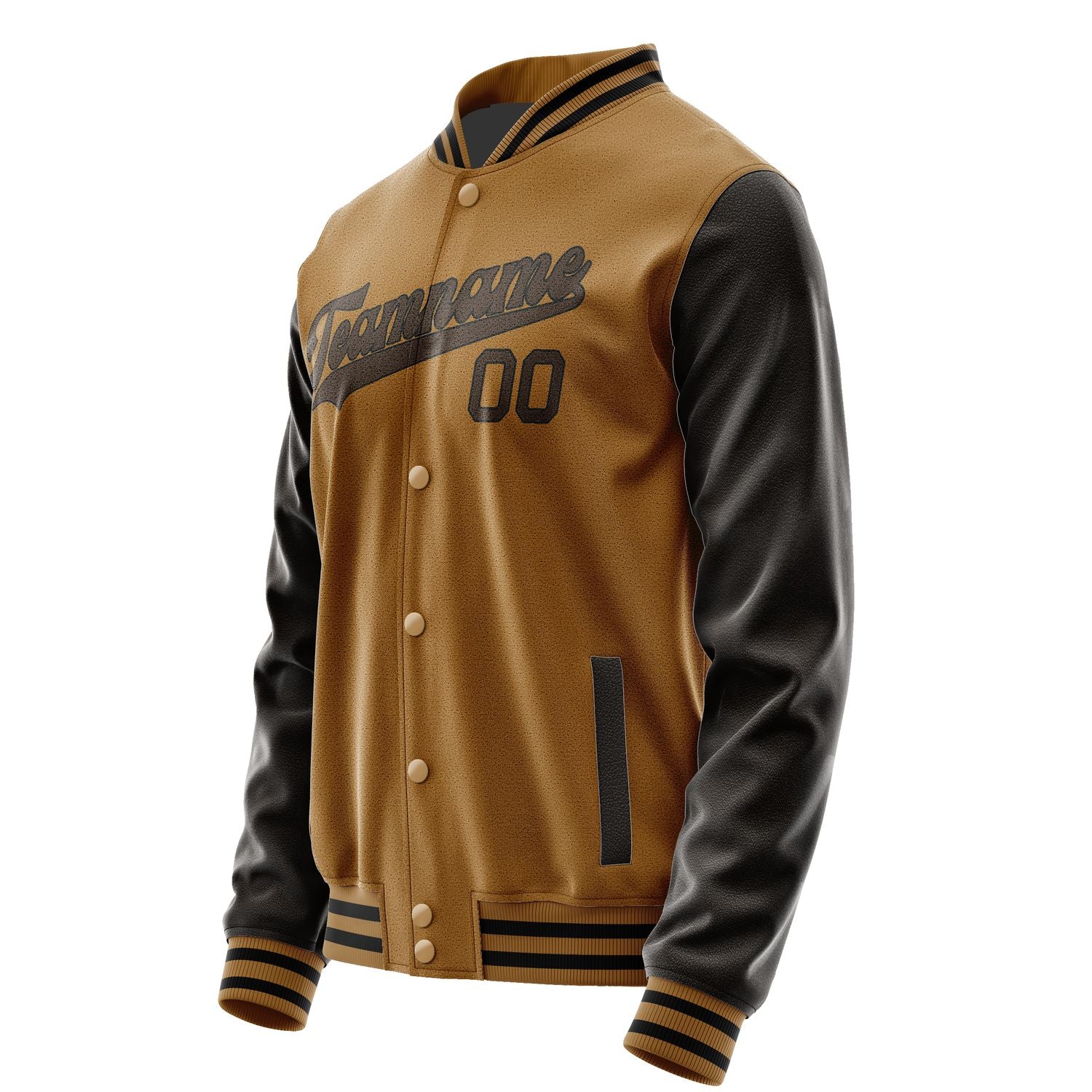 Maßgeschneidertes Khaki Braun Jacke JA2222012217B31701