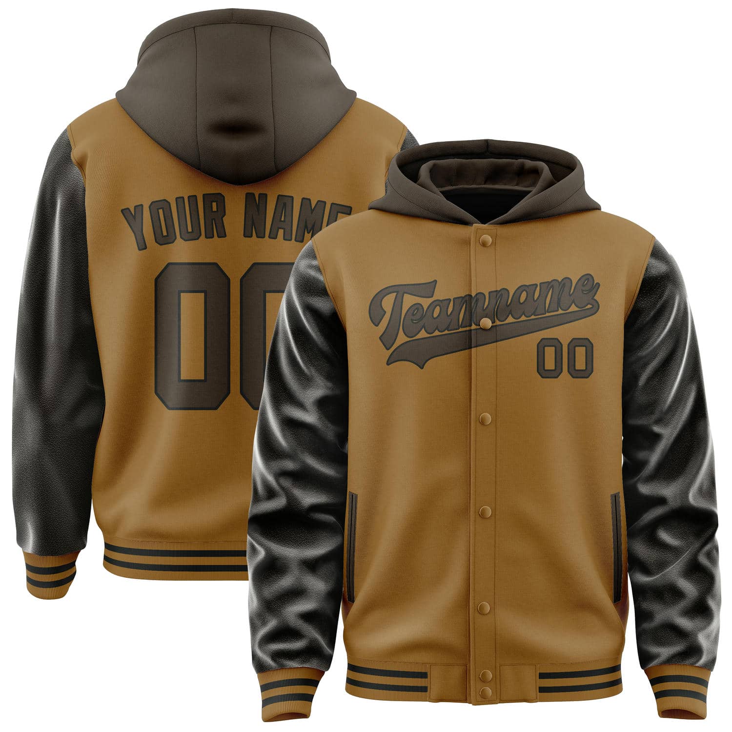 Maßgeschneidertes Khaki Braun Jacke JA222201221717010117