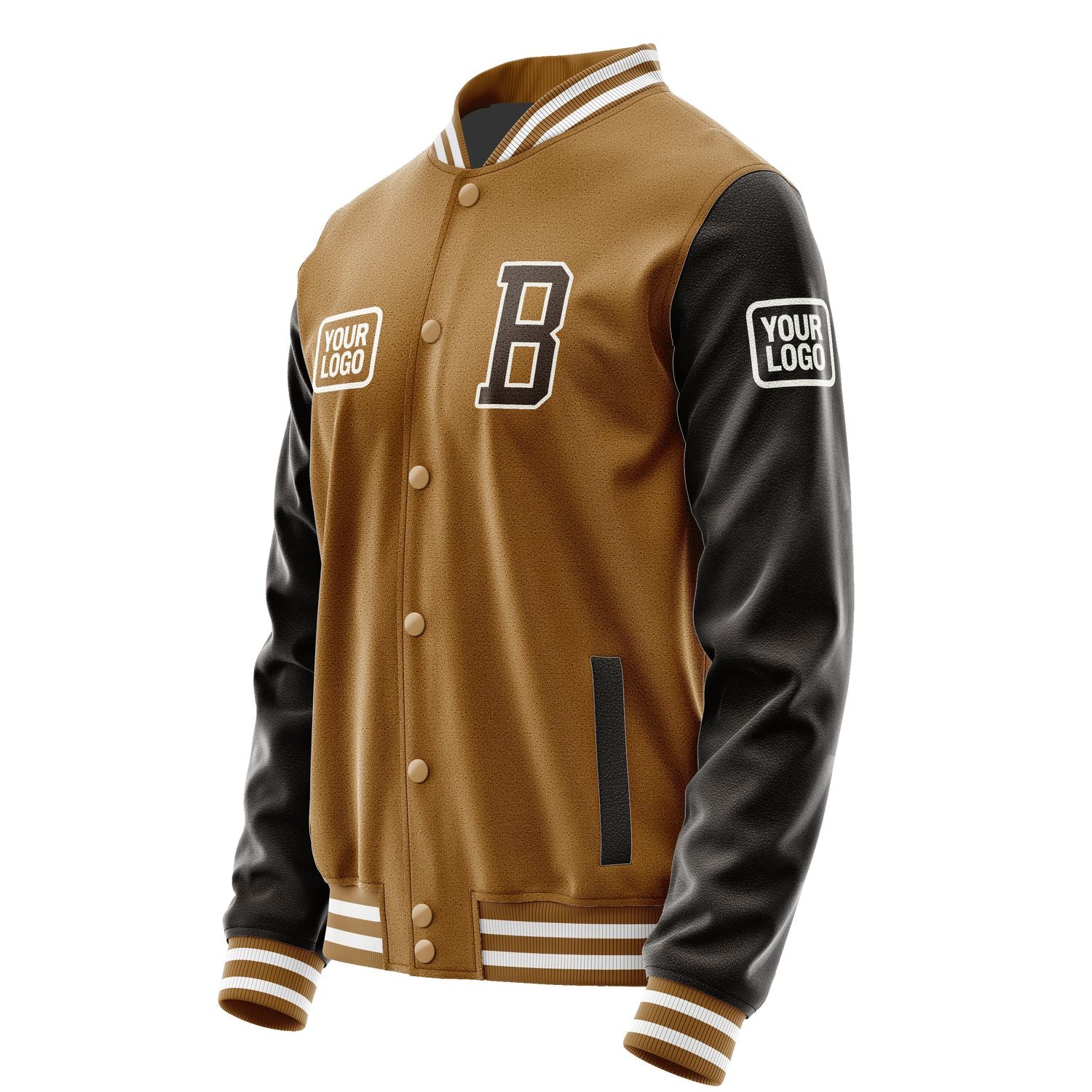 Maßgeschneidertes Khaki Braun Jacke JA222201221818010118