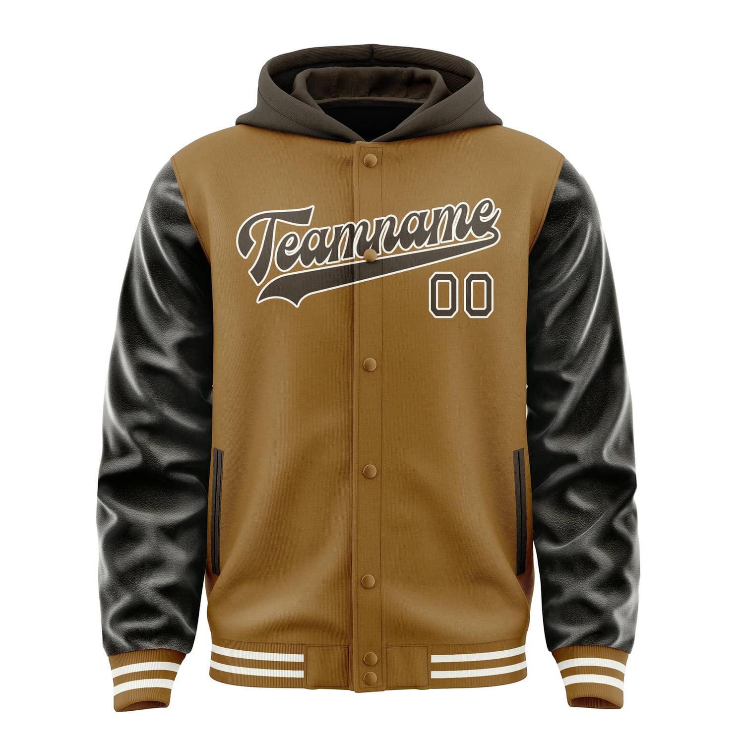 Maßgeschneidertes Khaki Braun Jacke