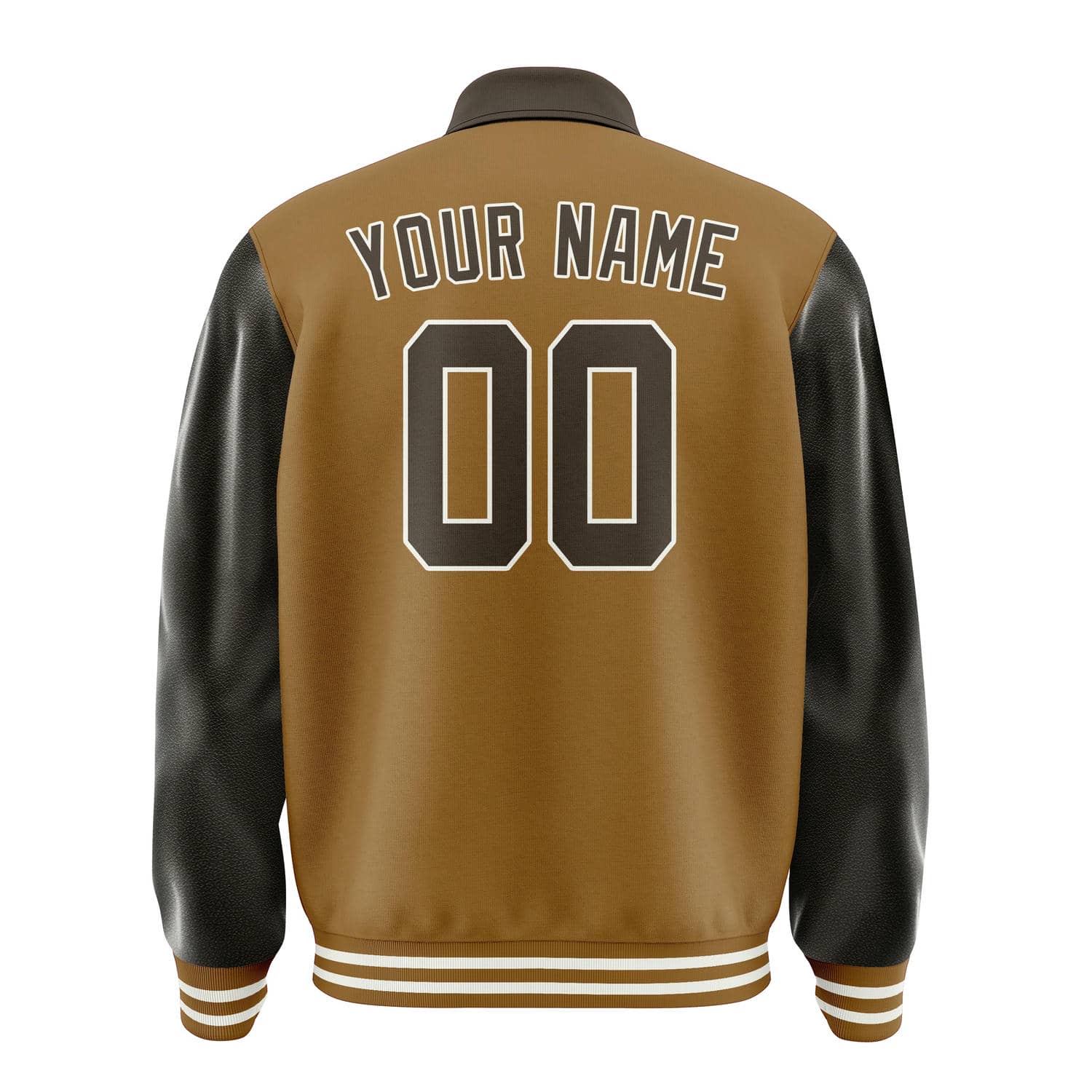 Maßgeschneidertes Khaki Braun Jacke