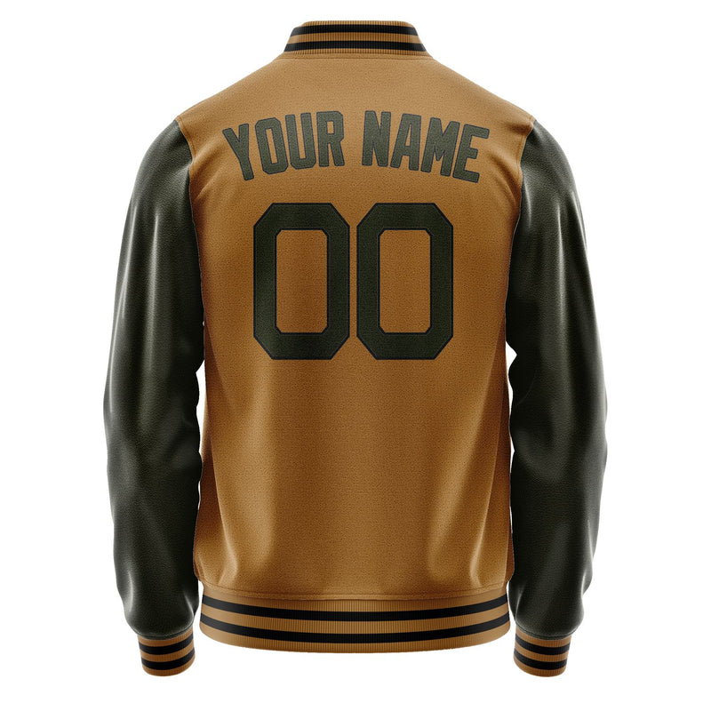 Maßgeschneidertes Khaki Dunkles Oliv Jacke JA2222022217B21702