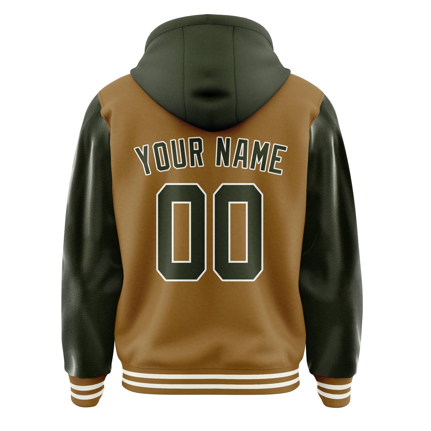 Maßgeschneidertes Khaki Dunkles Oliv Jacke