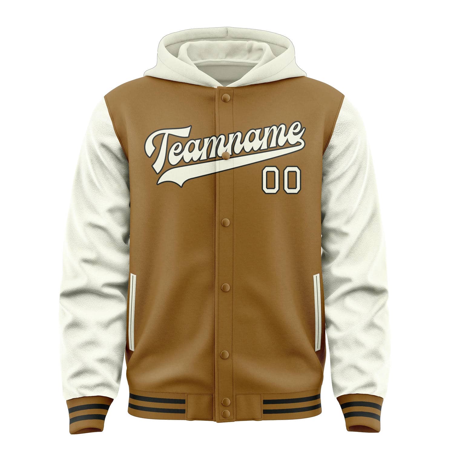 Maßgeschneidertes Khaki Beige Jacke