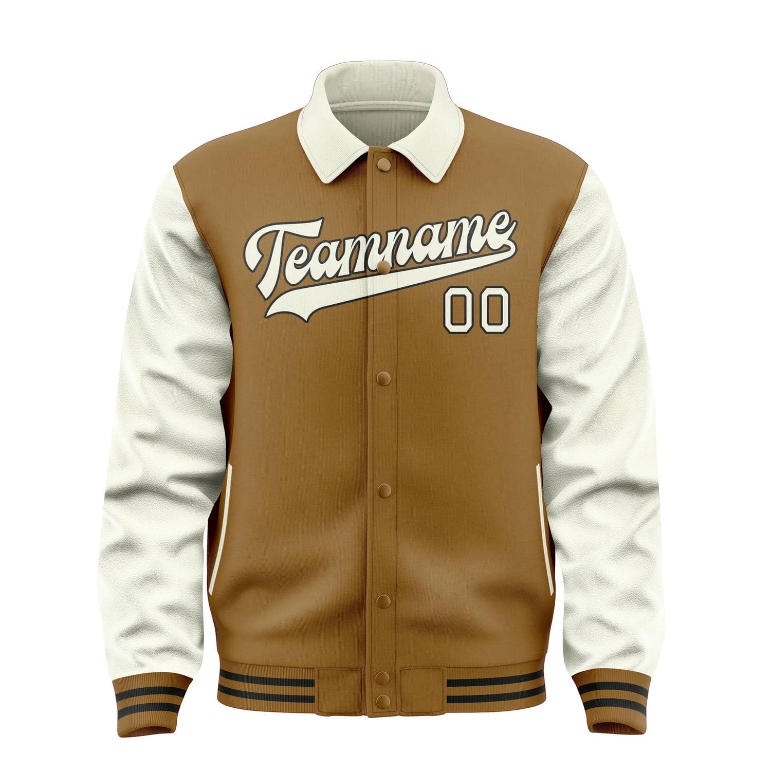 Maßgeschneidertes Khaki Beige Jacke