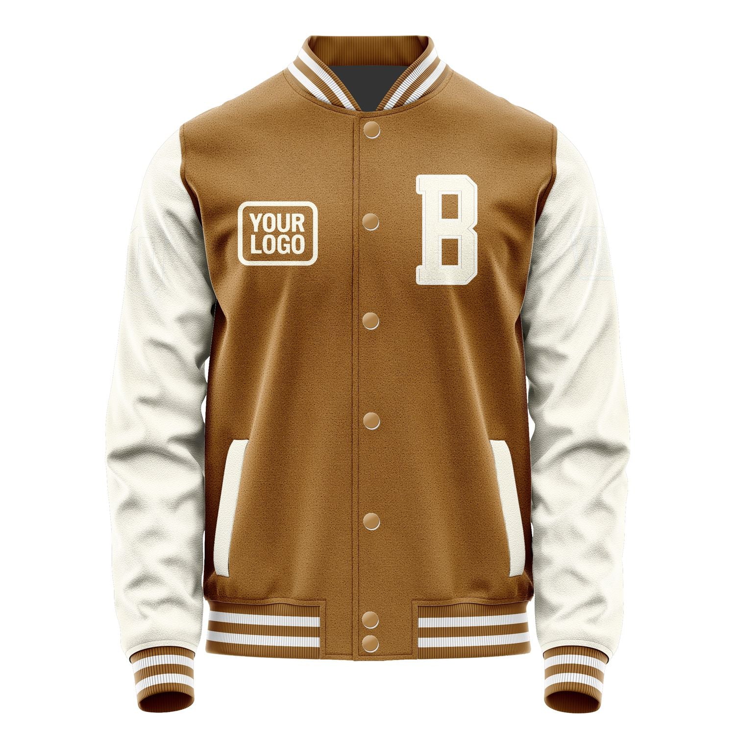 Maßgeschneidertes Khaki Beige Jacke JA222203221818030318