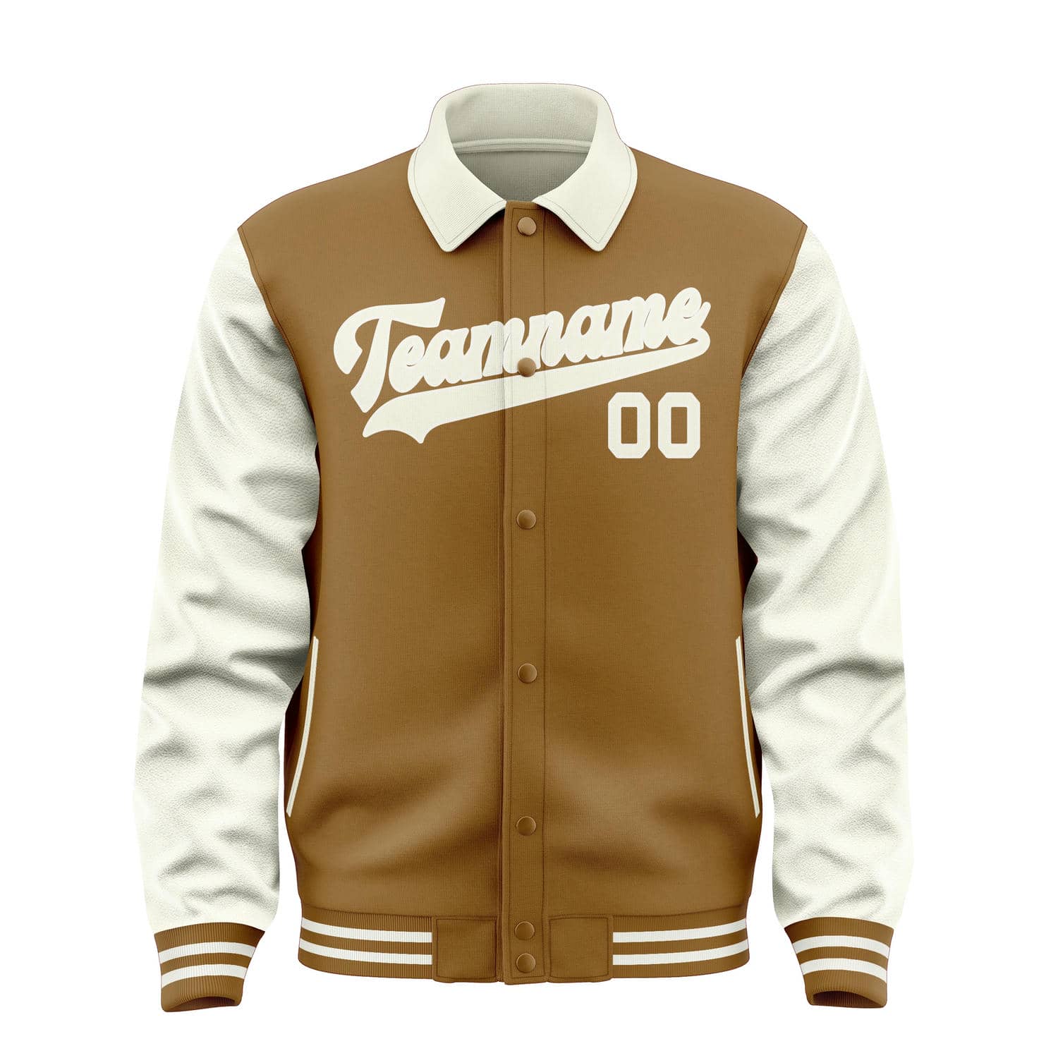 Maßgeschneidertes Khaki Beige Jacke