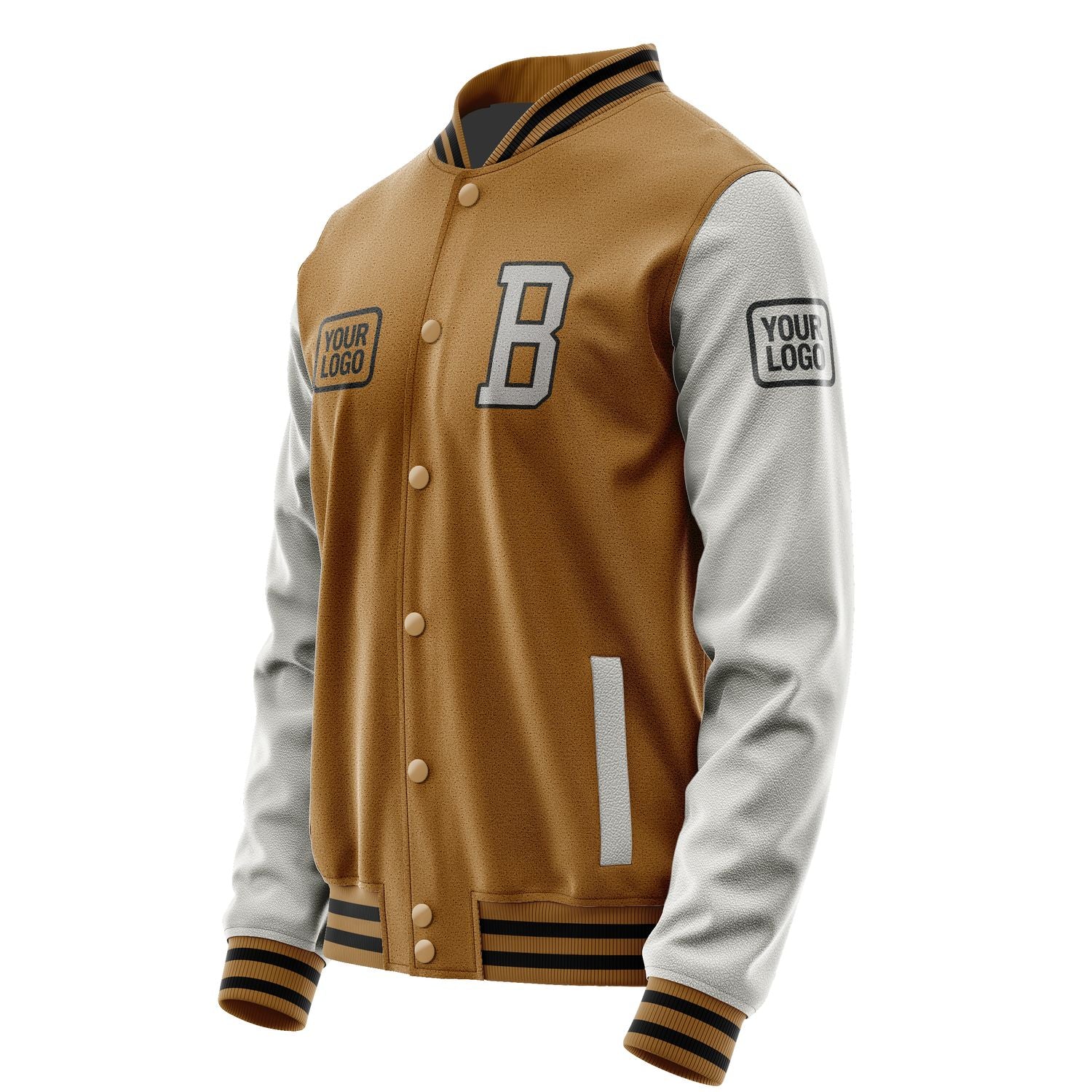 Maßgeschneidertes Khaki Grau Jacke JA222204221717040417