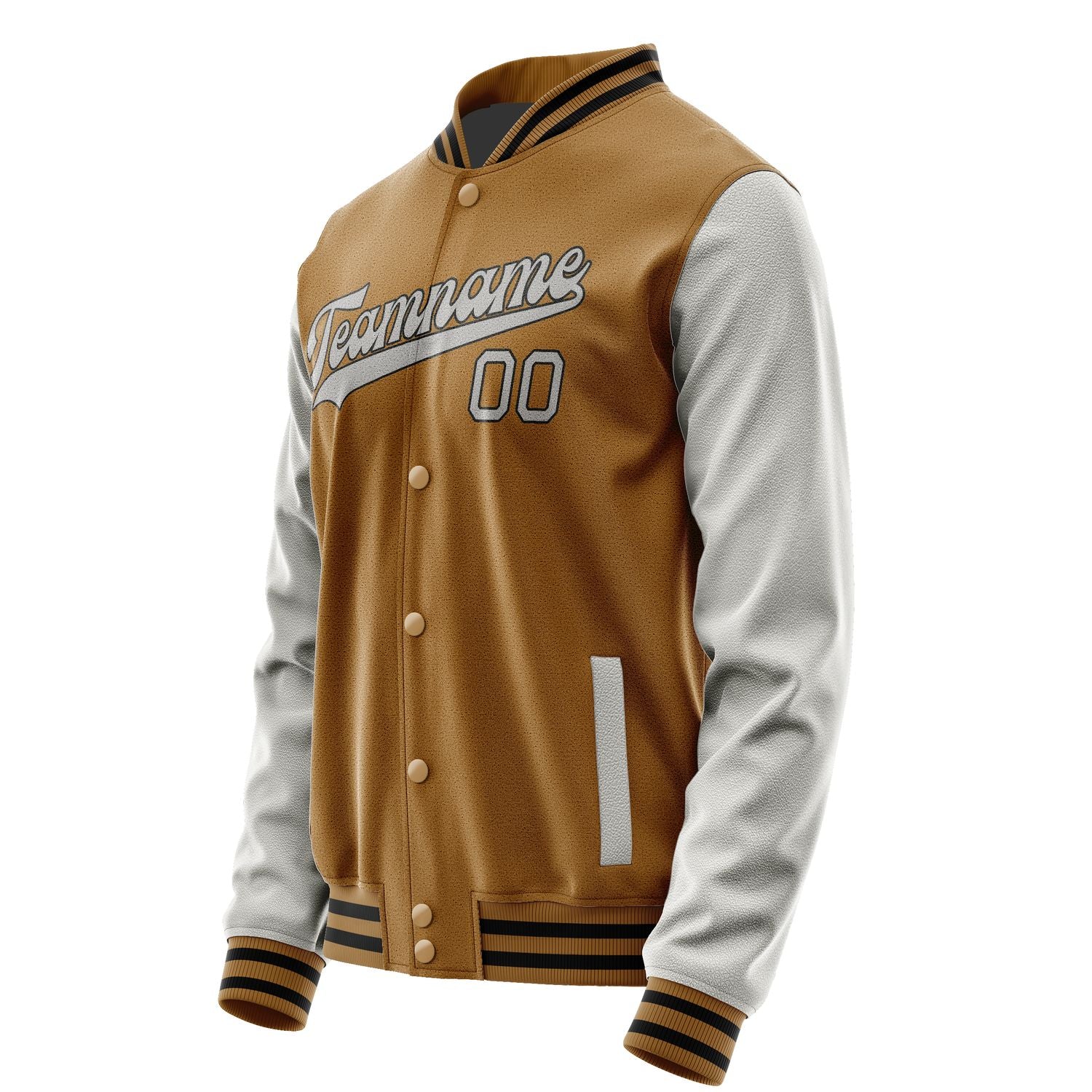 Maßgeschneidertes Khaki Grau Jacke JA2222042217B31704