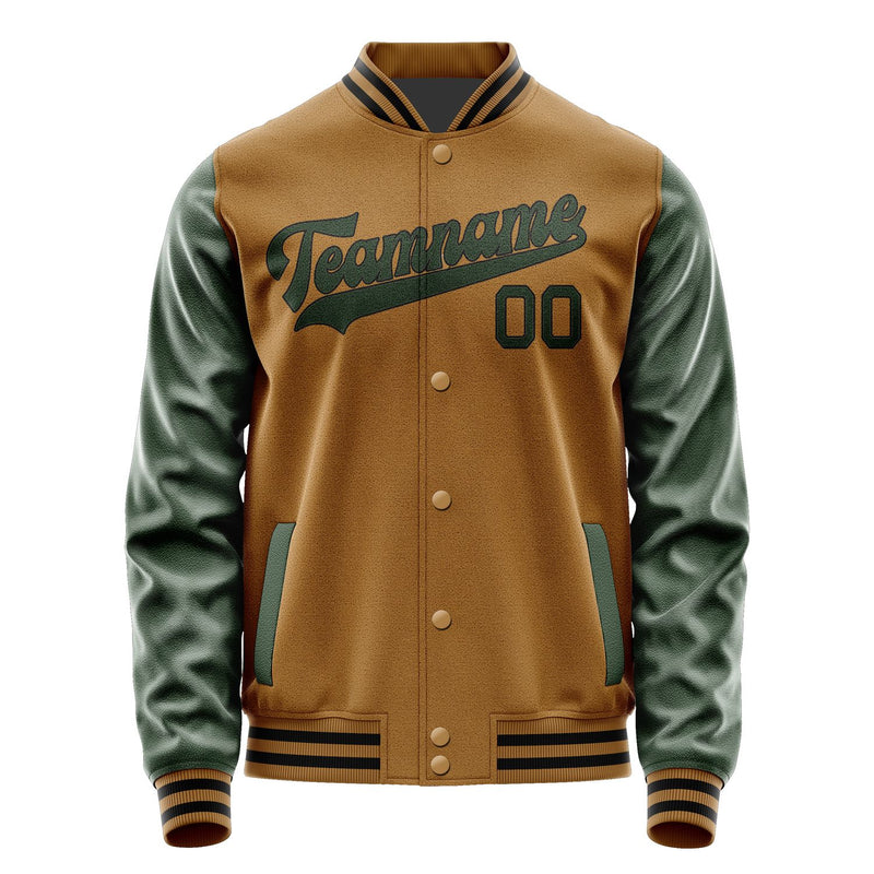 Maßgeschneidertes Khaki Tannengrün Jacke JA2222062217B31706