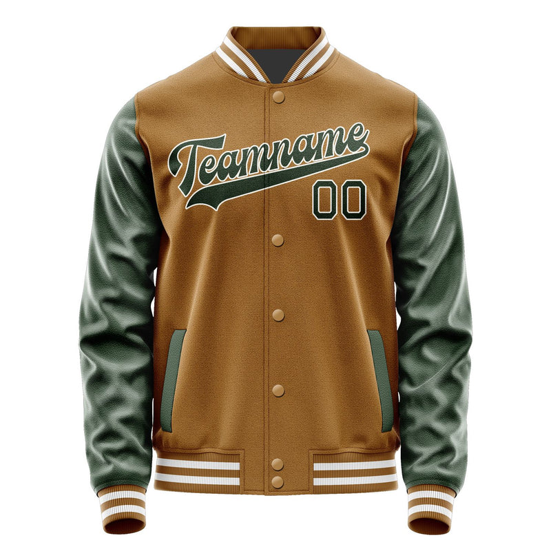 Maßgeschneidertes Khaki Tannengrün Jacke JA2222062218B31806