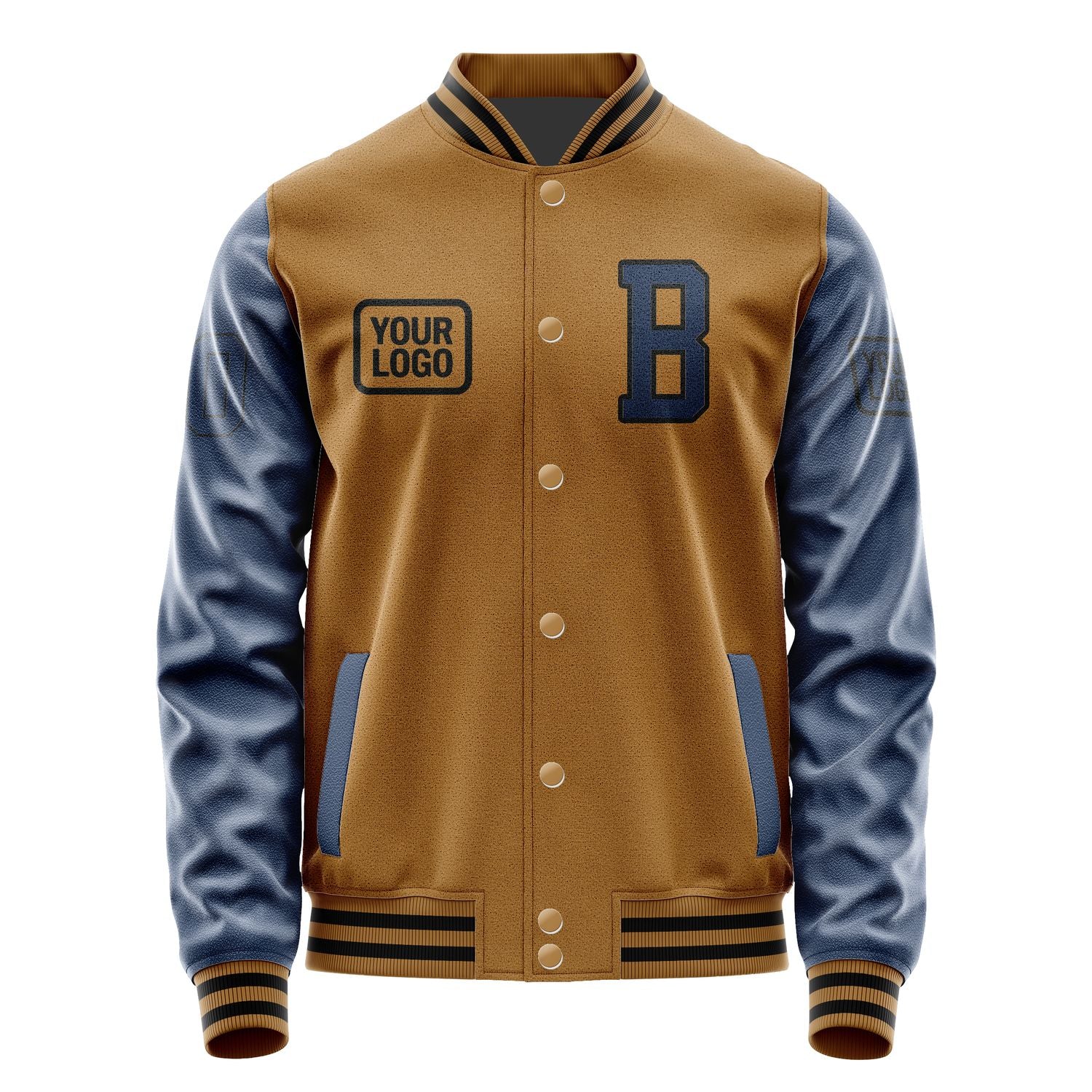Maßgeschneidertes Khaki Marineblau Jacke JA222210221717101017
