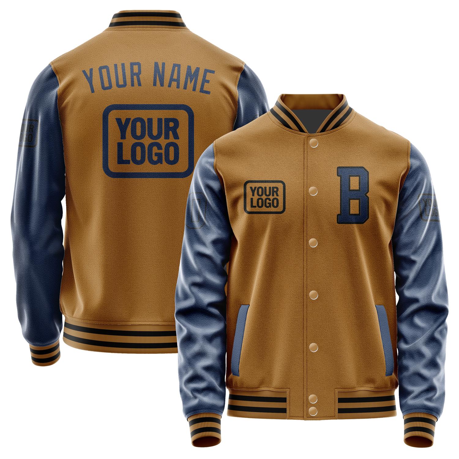 Maßgeschneidertes Khaki Marineblau Jacke JA222210221717101017