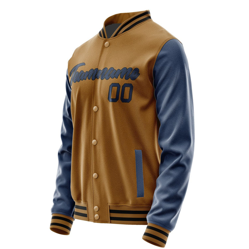 Maßgeschneidertes Khaki Marineblau Jacke JA2222102217B21710