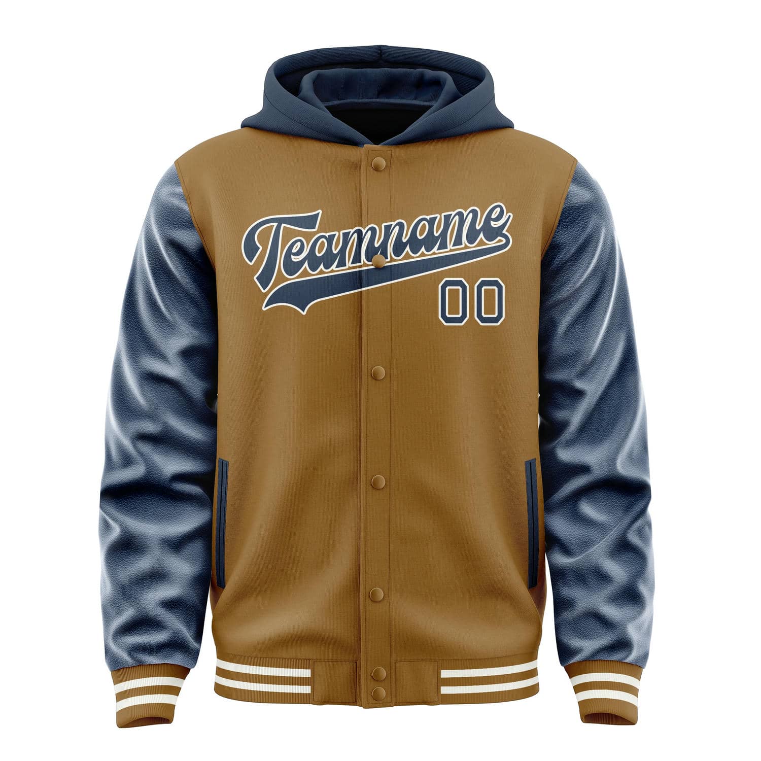 Maßgeschneidertes Khaki Marineblau Jacke