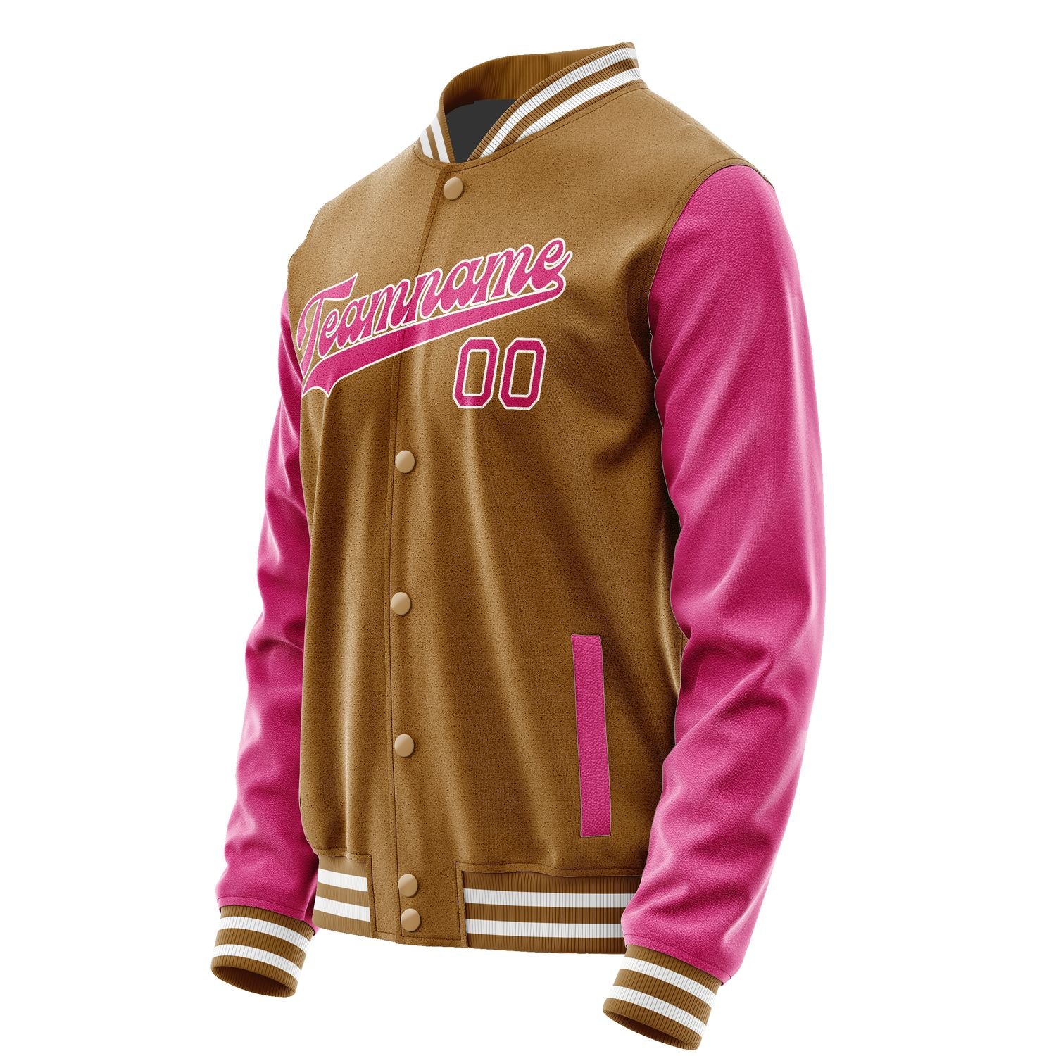 Maßgeschneidertes Khaki Rosarot Jacke JA2222132218B31813