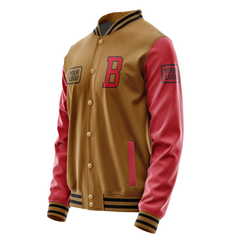 Maßgeschneidertes Khaki Rot Jacke JA222214221717141417