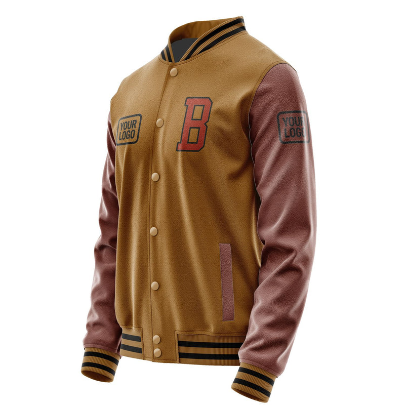 Maßgeschneidertes Khaki Korallenrot Jacke JA222216221717161617