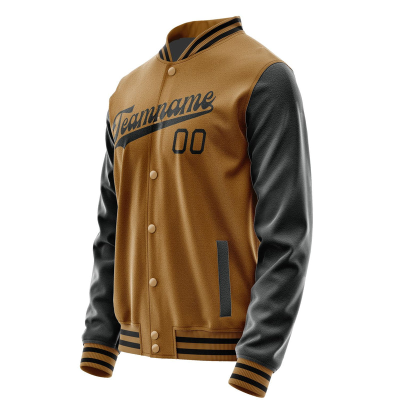 Maßgeschneidertes Khaki Schwarz Jacke JA2222172217B31717