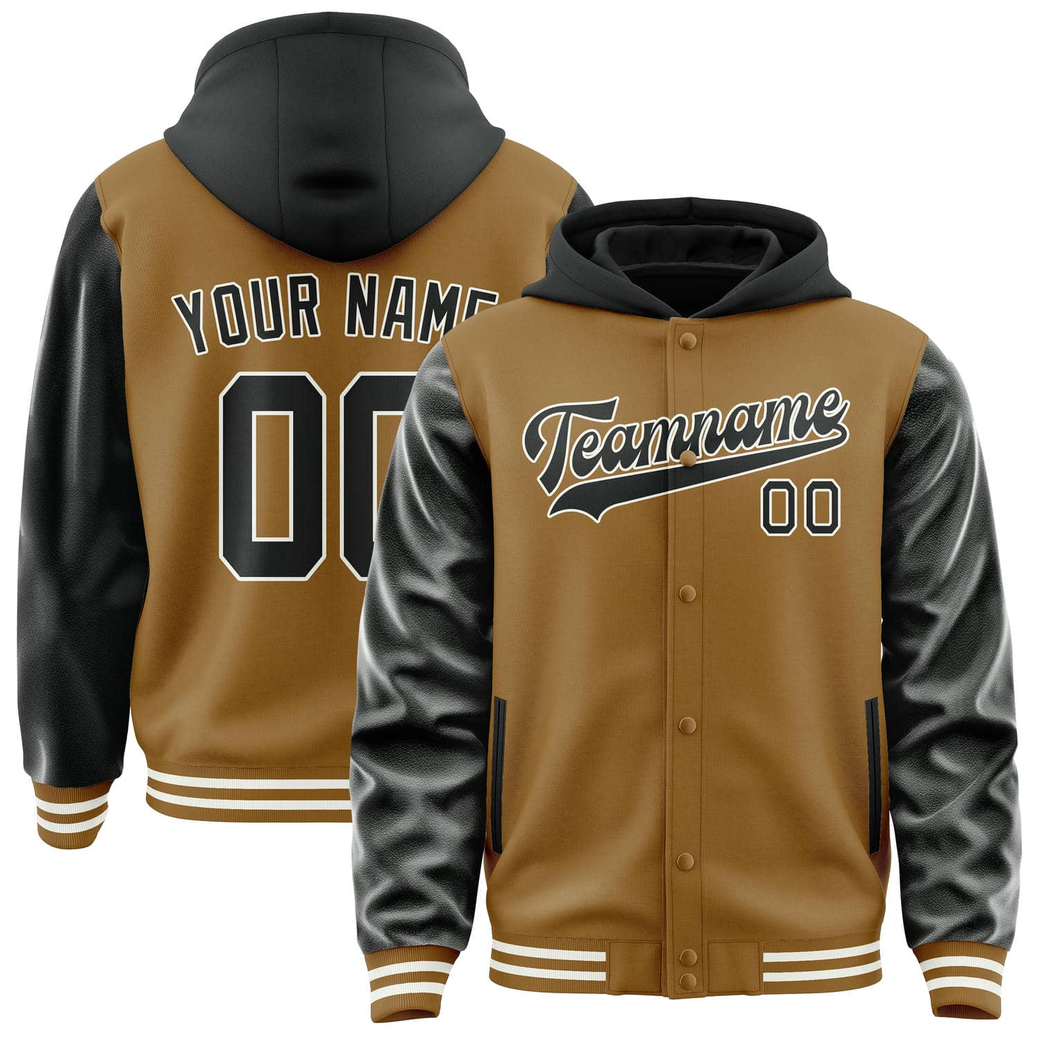 Tailored Khaki Black Jacket