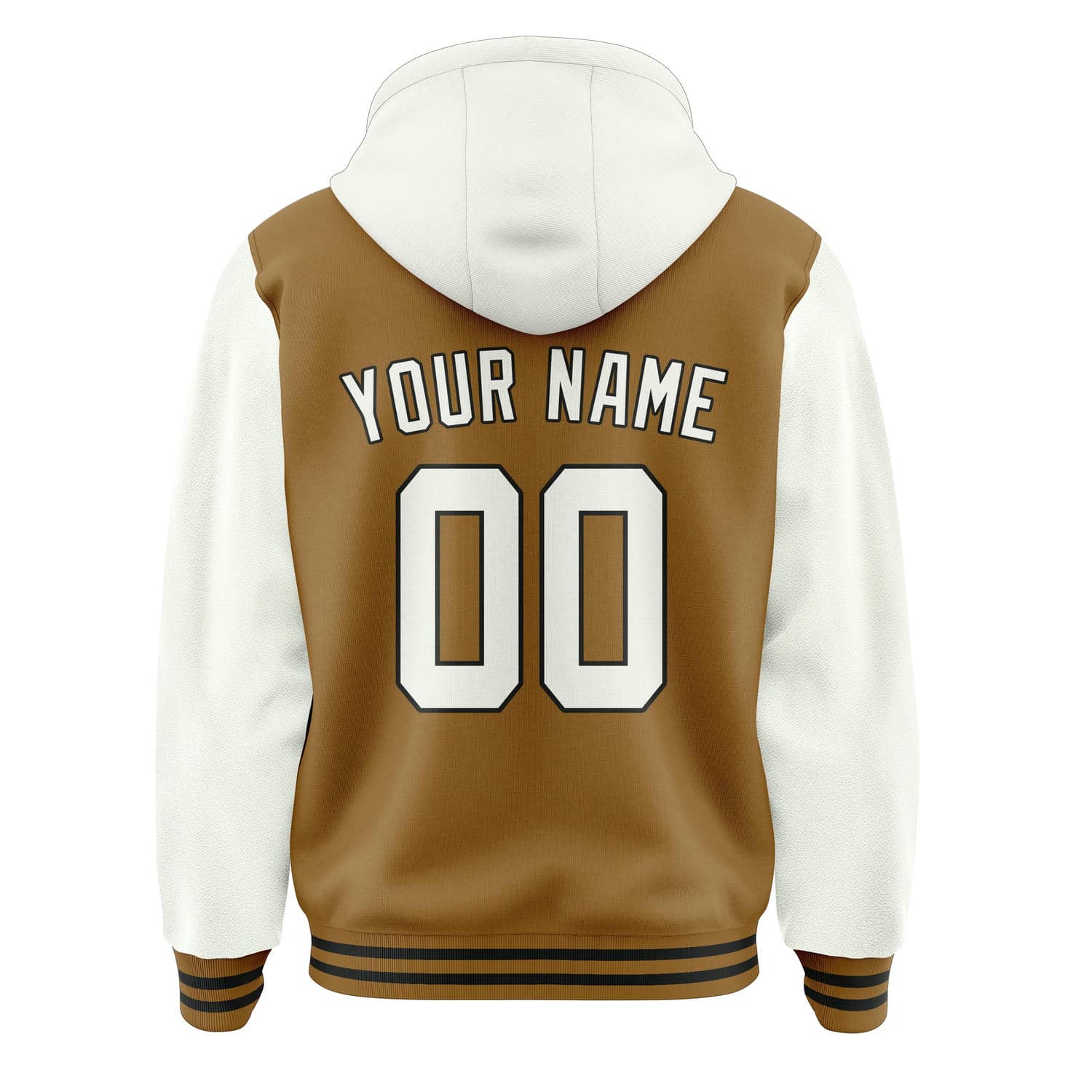 Maßgeschneidertes Khaki Weiß Jacke