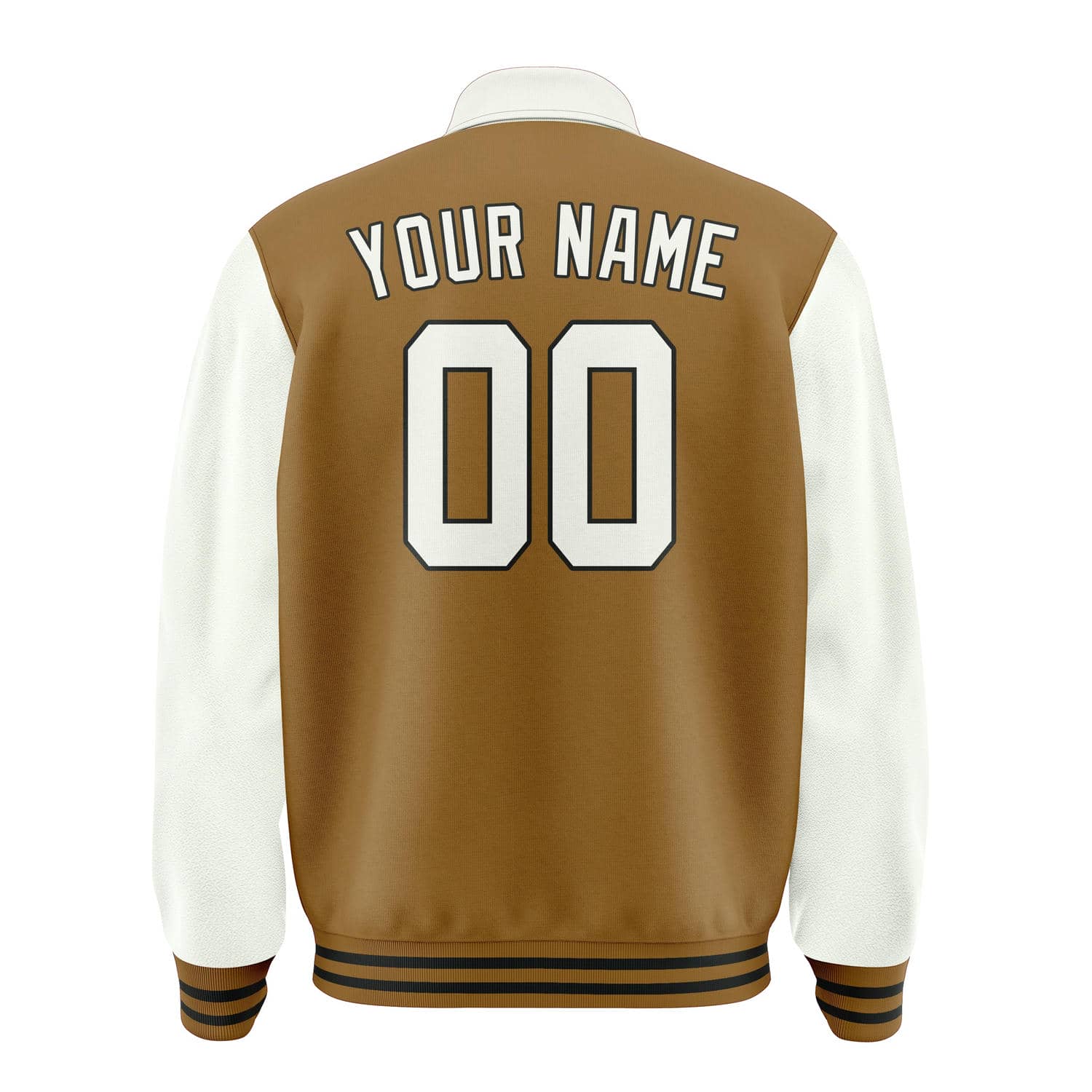 Maßgeschneidertes Khaki Weiß Jacke