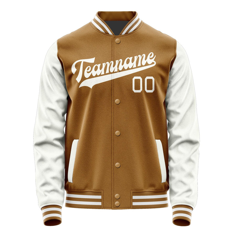 Maßgeschneidertes Khaki Weiß Jacke JA2222182218B31818