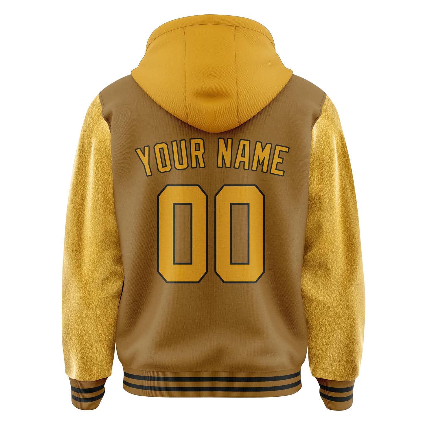 Maßgeschneidertes Khaki Gelb Jacke