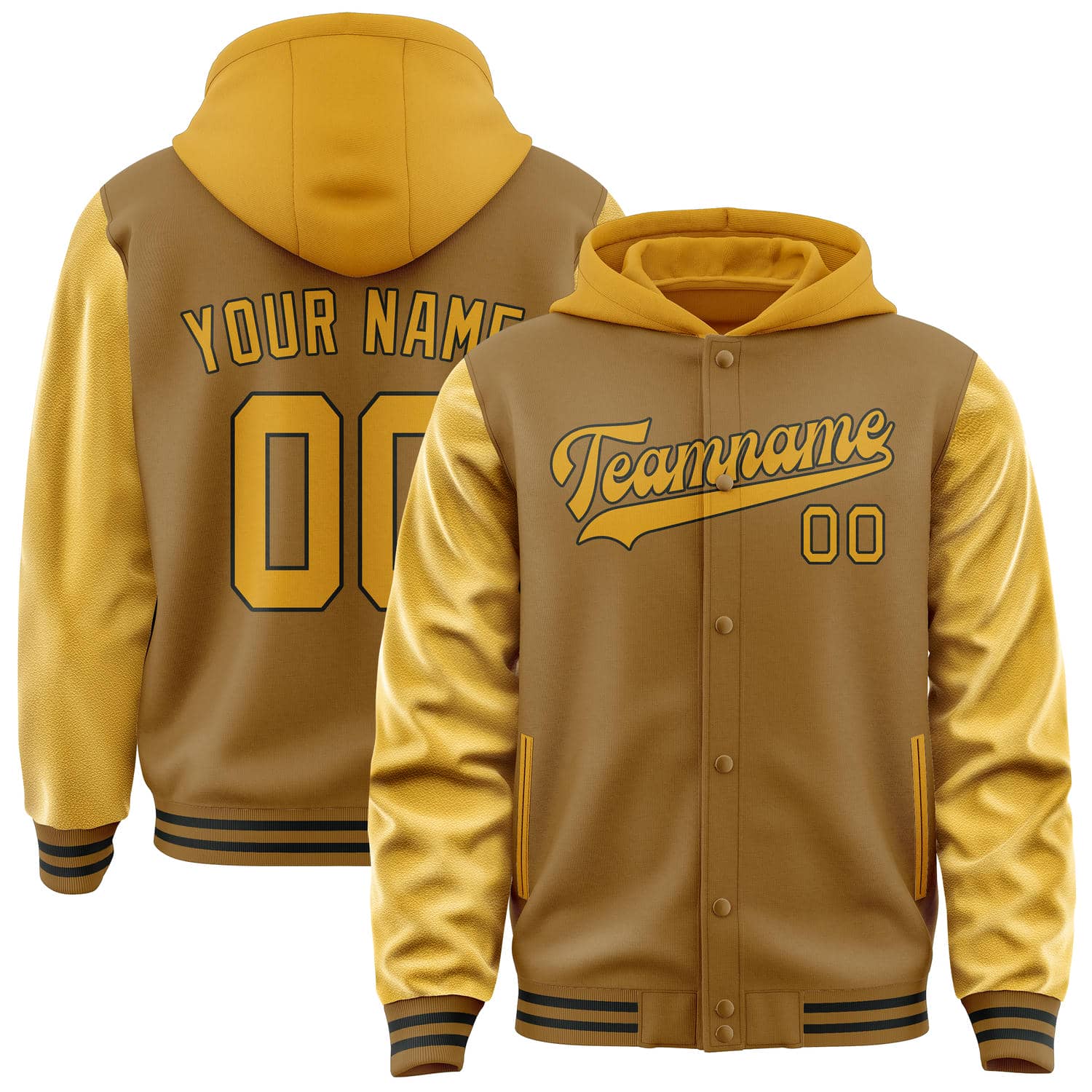 Tailored Khaki Yellow Jacket