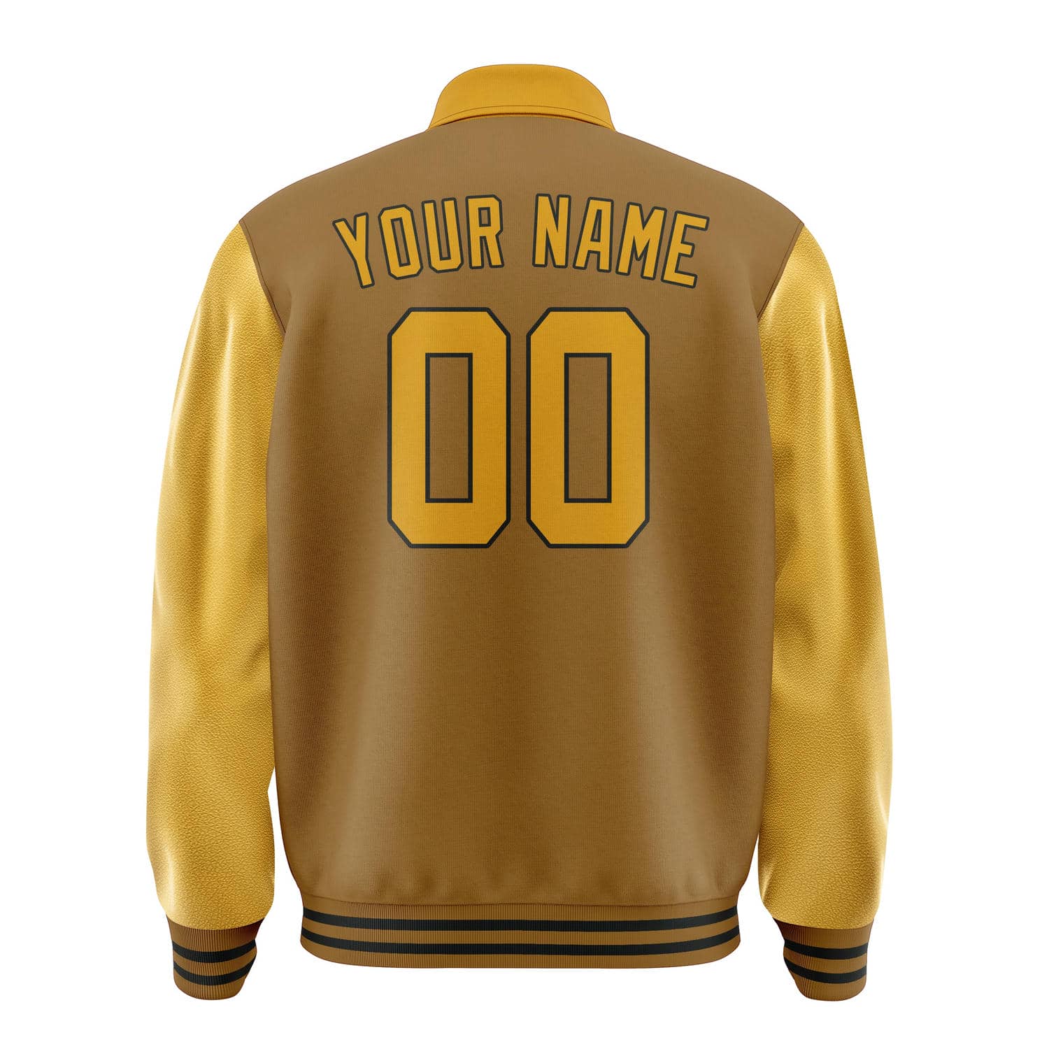 Maßgeschneidertes Khaki Gelb Jacke