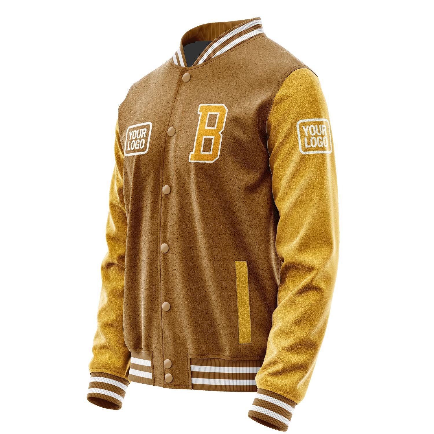 Maßgeschneidertes Khaki Gelb Jacke JA222219221818191918