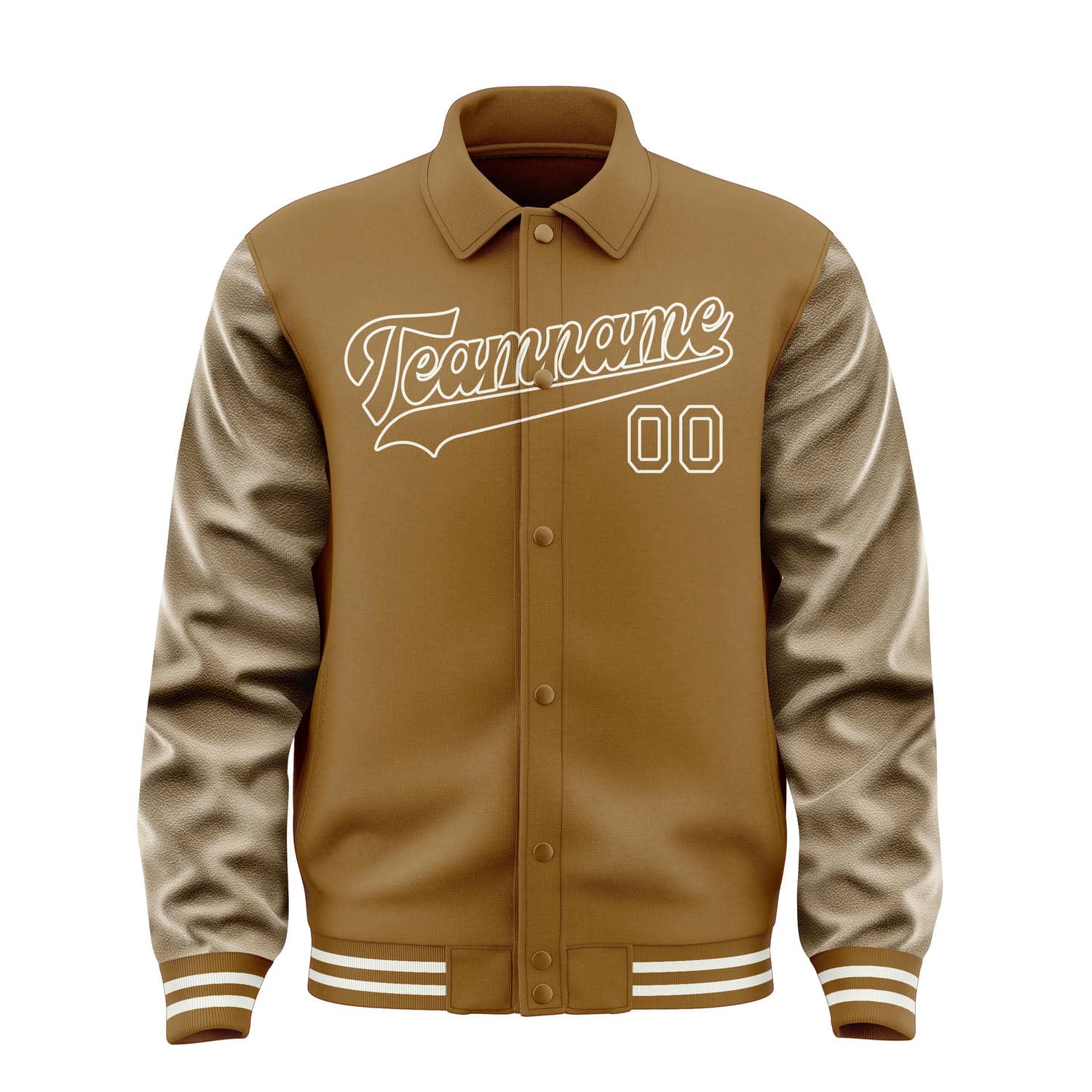 Maßgeschneidertes Khaki Khaki Jacke
