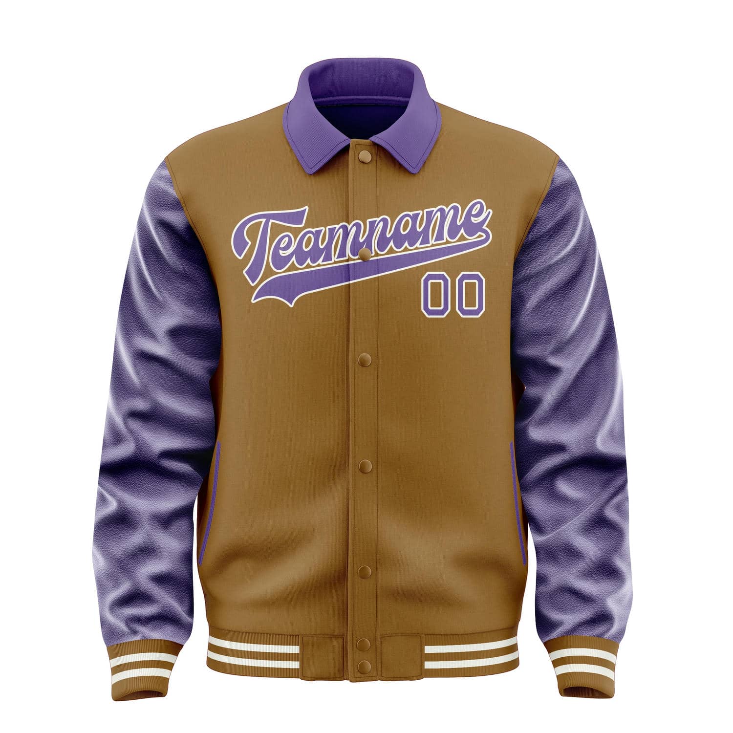 Maßgeschneidertes Khaki Lavendel Jacke