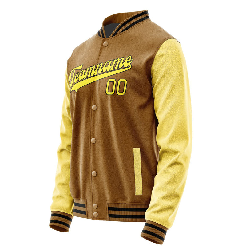 Maßgeschneidertes Khaki Blassgelb Jacke JA2222262217B31726