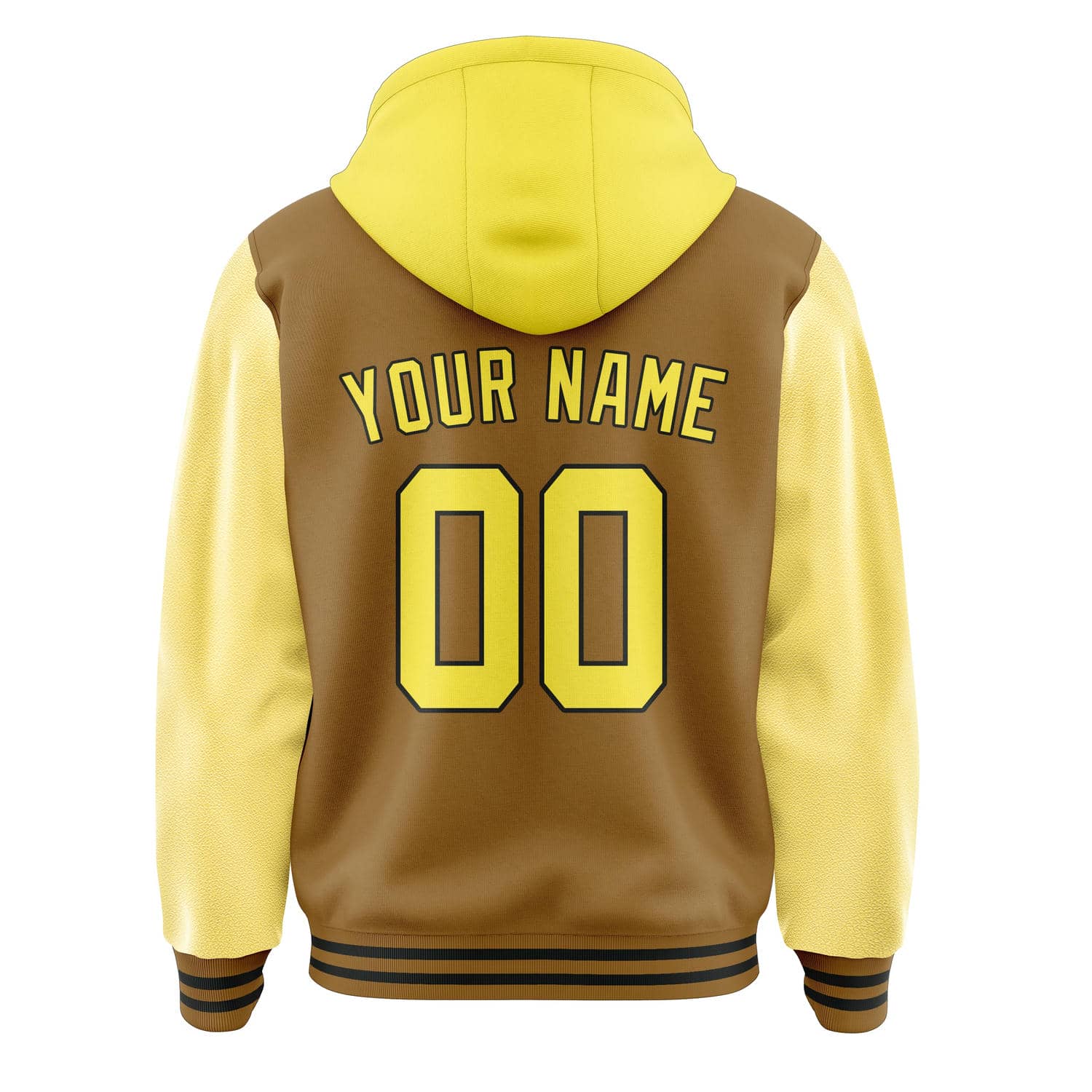 Maßgeschneidertes Khaki Blassgelb Jacke
