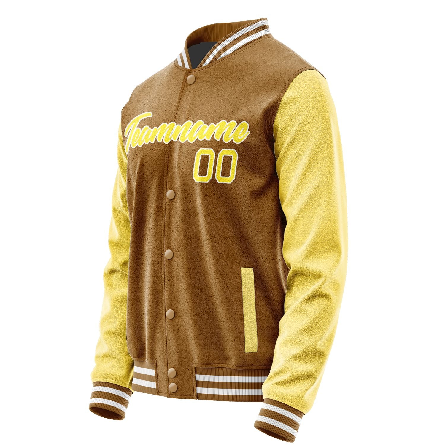 Maßgeschneidertes Khaki Blassgelb Jacke JA2222262218B21826