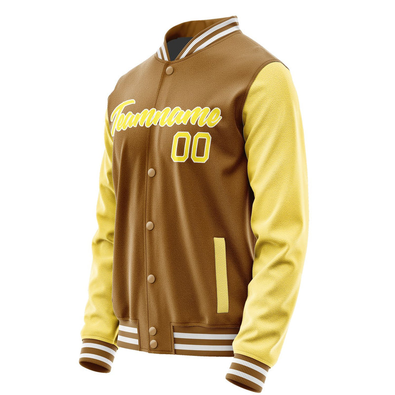Maßgeschneidertes Khaki Blassgelb Jacke JA2222262218B21826