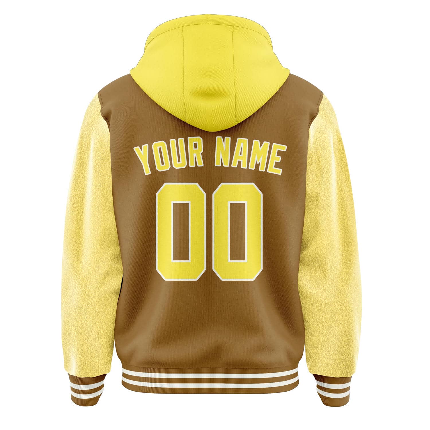 Maßgeschneidertes Khaki Blassgelb Jacke