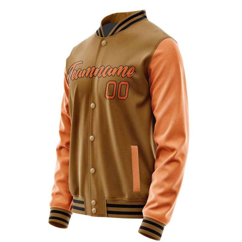 Maßgeschneidertes Khaki Orange Jacke JA2222282217B21728