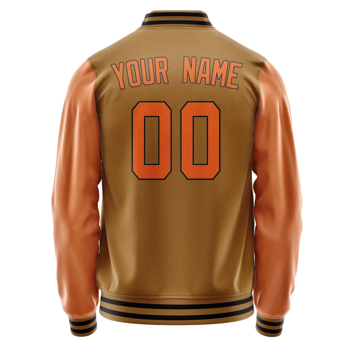 Maßgeschneidertes Khaki Orange Jacke JA2222282217B31728