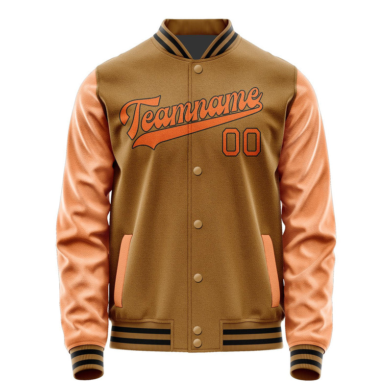 Maßgeschneidertes Khaki Orange Jacke JA2222282217B31728