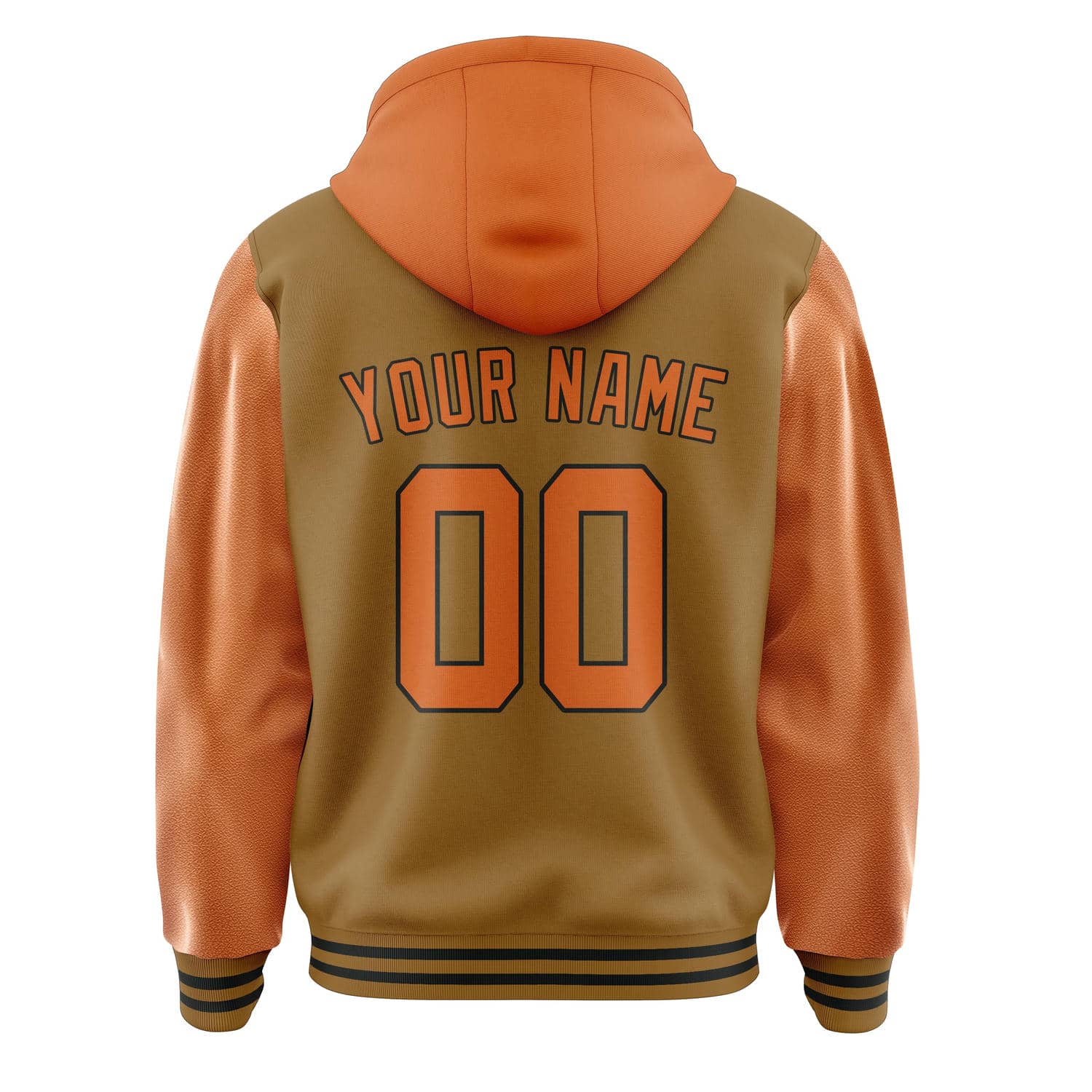 Maßgeschneidertes Khaki Orange Jacke