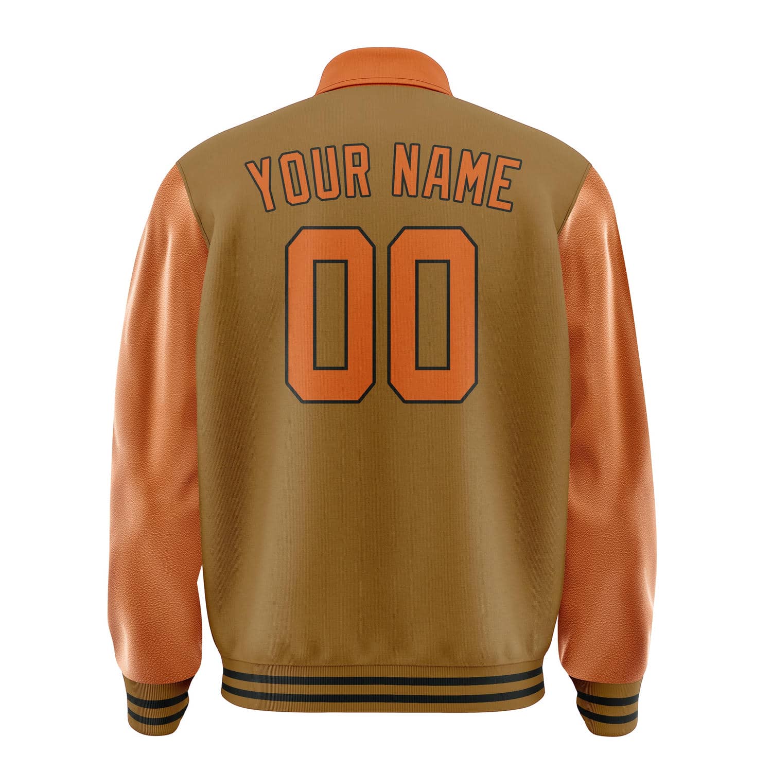 Maßgeschneidertes Khaki Orange Jacke