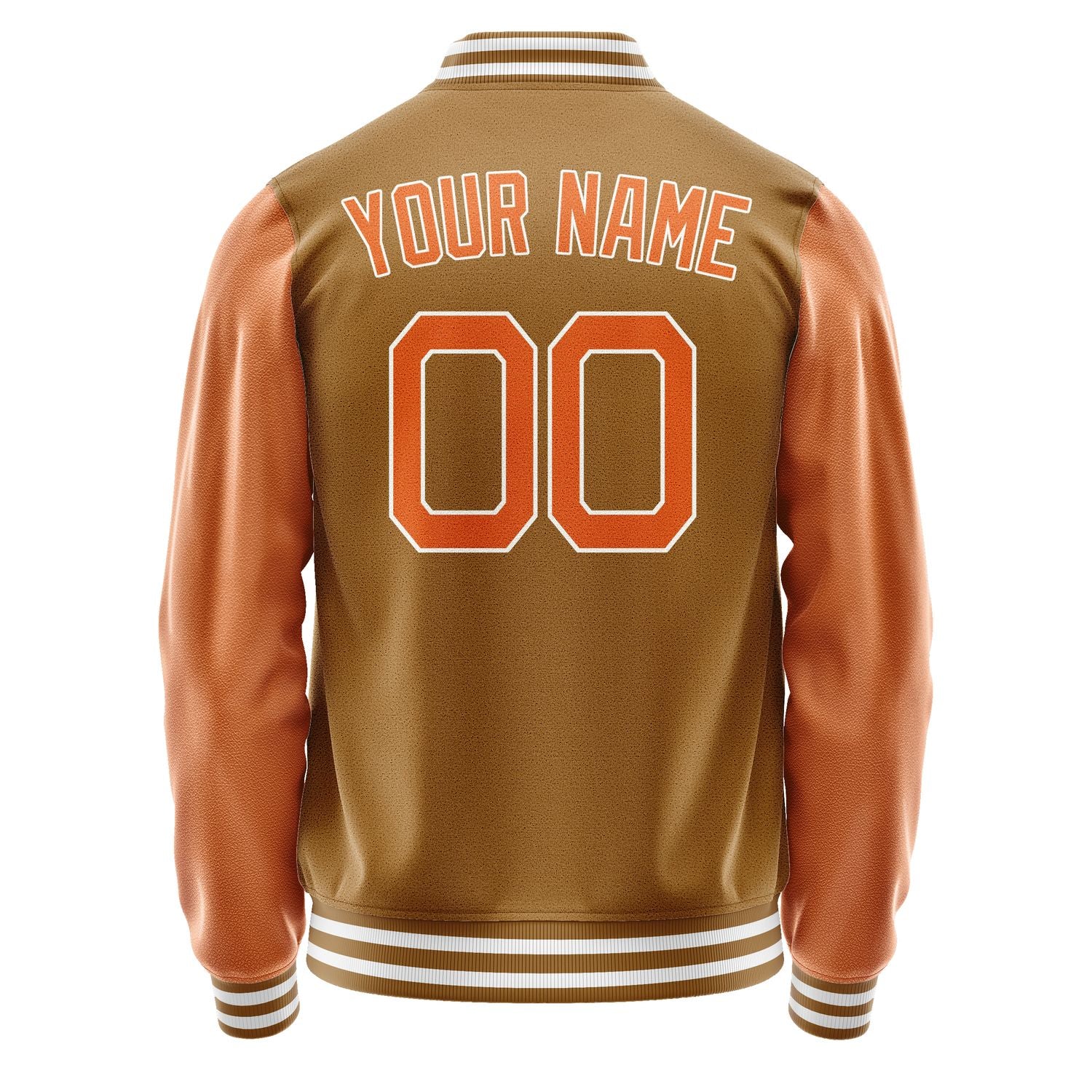 Maßgeschneidertes Khaki Orange Jacke JA2222282218B21828