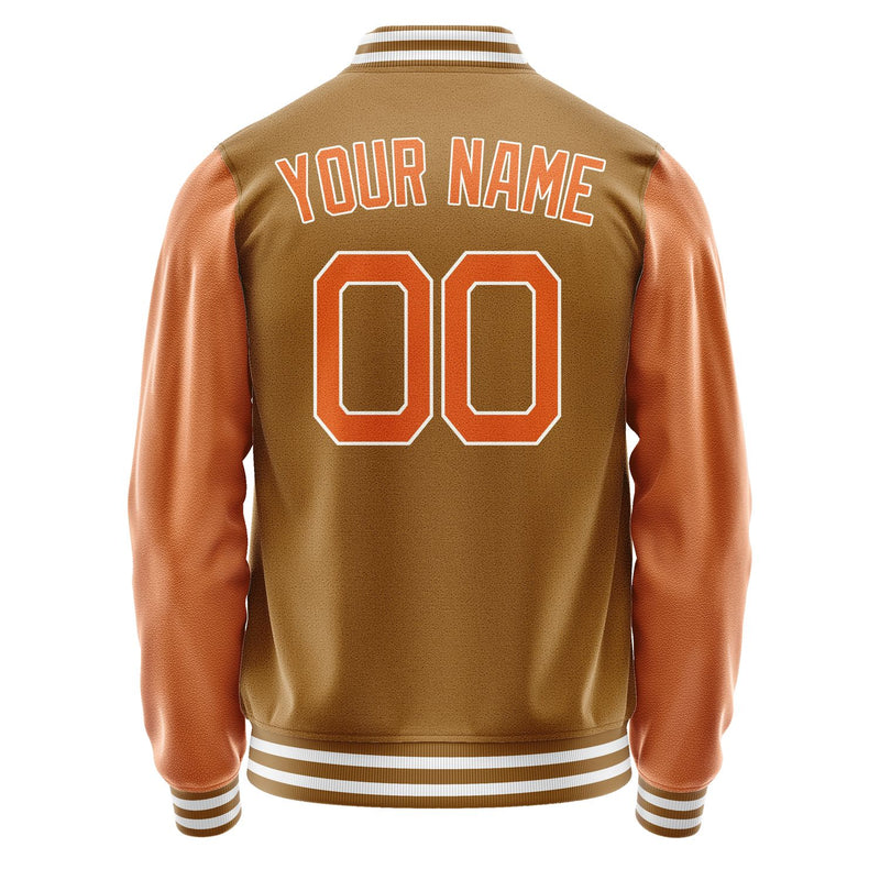 Maßgeschneidertes Khaki Orange Jacke JA2222282218B21828