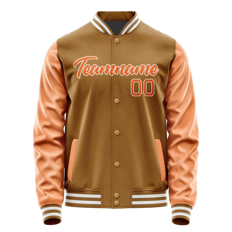 Maßgeschneidertes Khaki Orange Jacke JA2222282218B21828