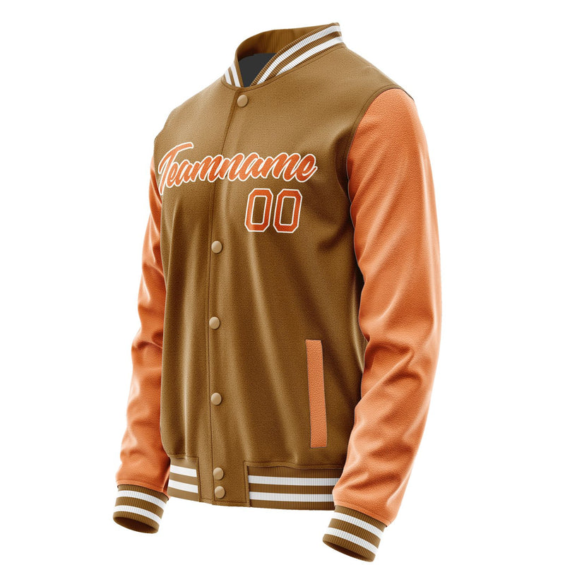 Maßgeschneidertes Khaki Orange Jacke JA2222282218B21828