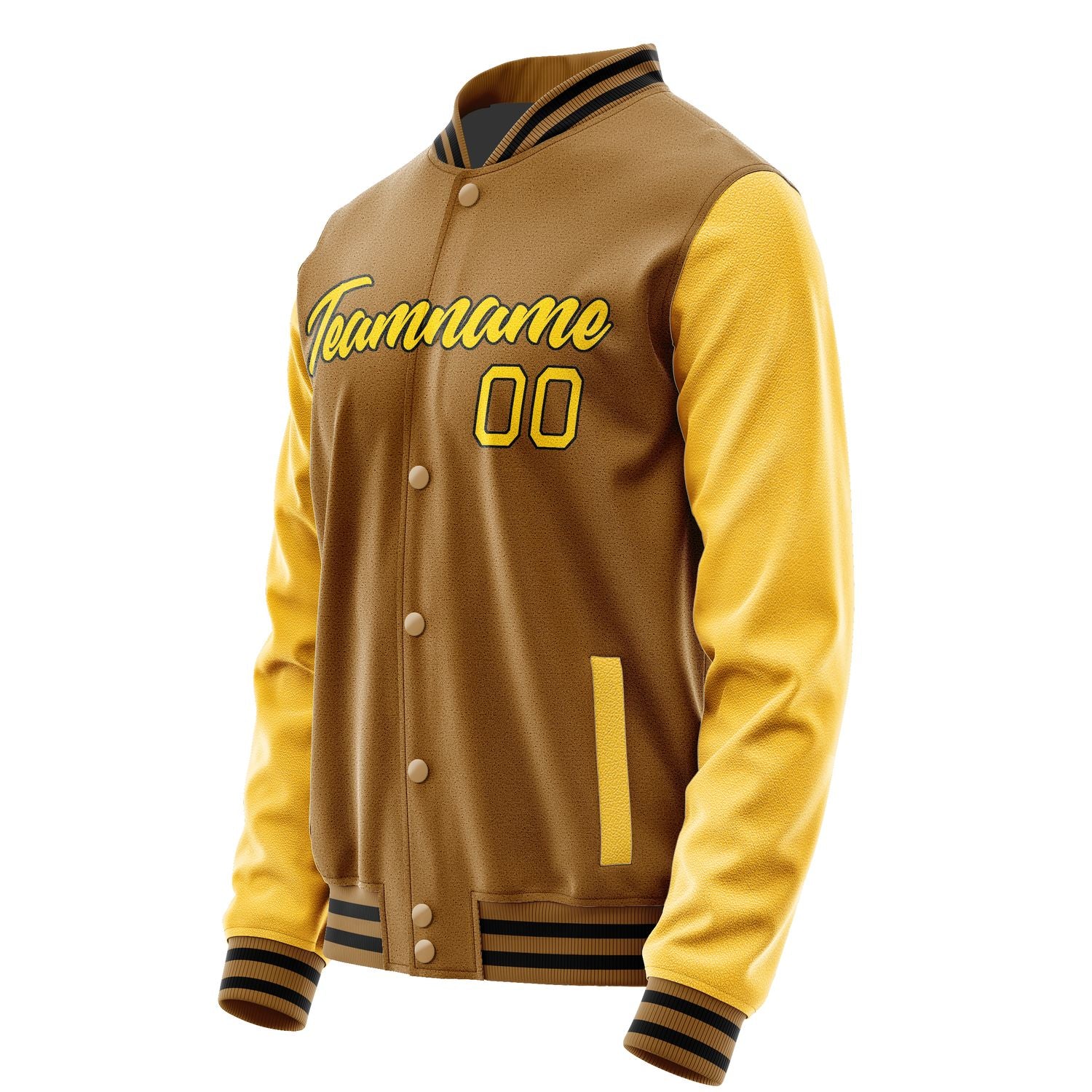 Maßgeschneidertes Khaki Gold Jacke JA2222302217B21730